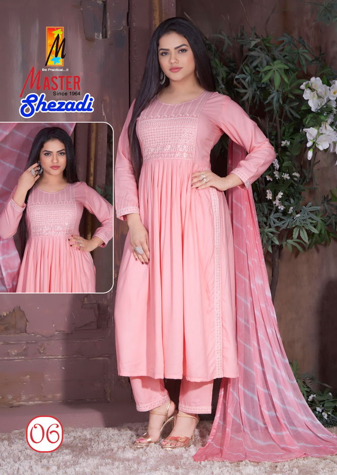 Shezadi By Master Designer Readymade Suits Catalog
